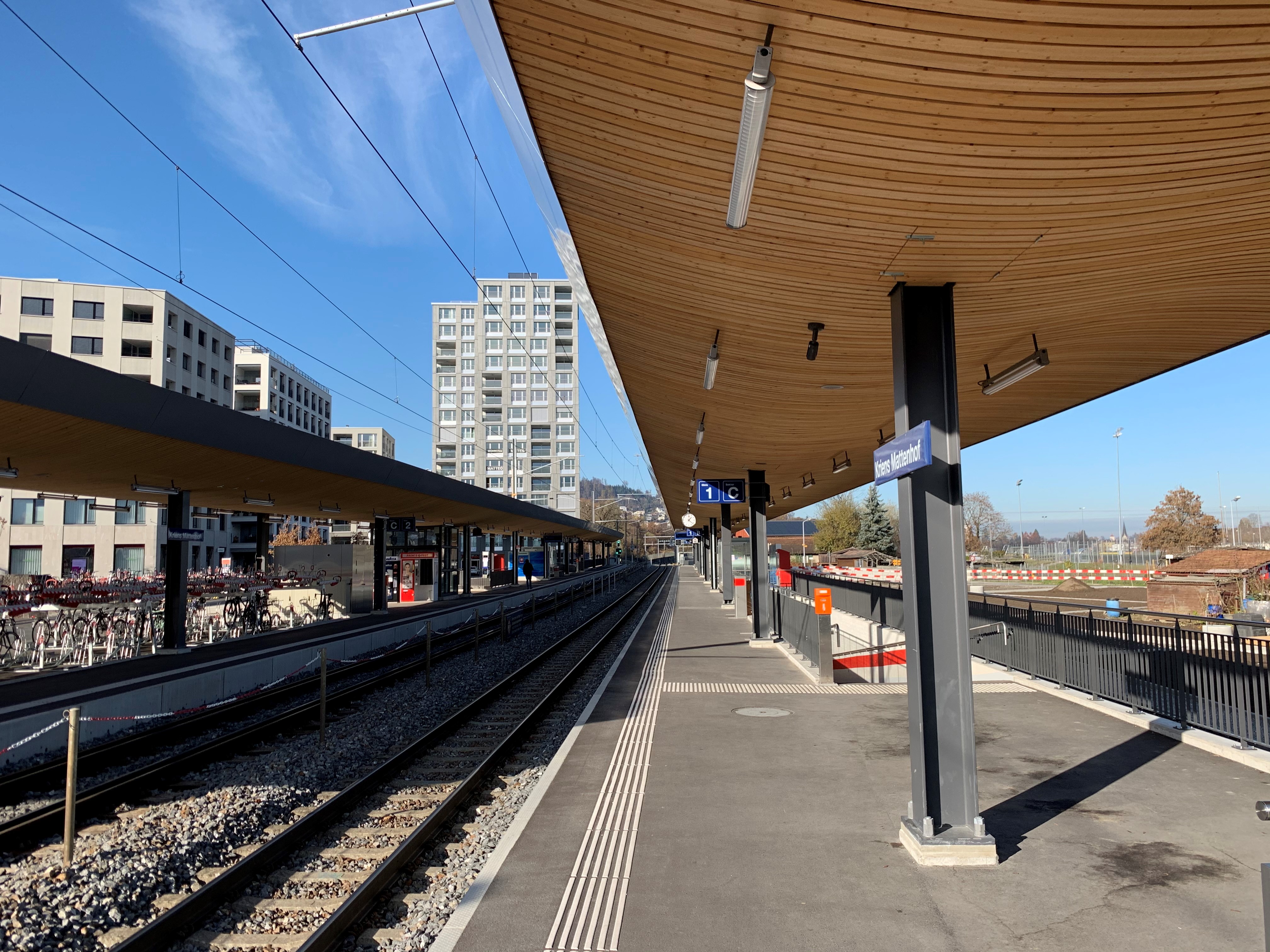 Ausbau Bahnhof, Kriens Mattenhof